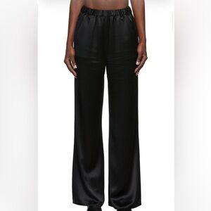 FRAME Satin Wide-Leg Pants